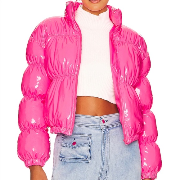 Steve Madden EDEN JACKET HOT PINK - Picture 1 of 2